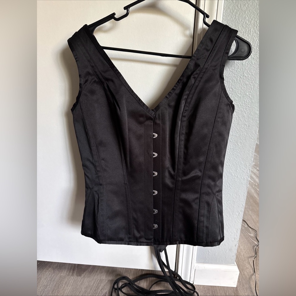 Corset Story Over bust Corset 34 black new!